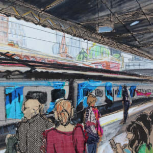 Platform 8, Flinders St Station by Juliet D Collins