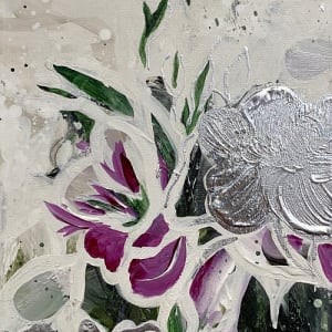 Silver Blooms by Julie Anna Lewis 
