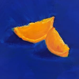 Oranges - Set of 3 by Anja Perry Art 