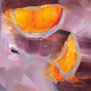 Oranges - Set of 3 by Anja Perry Art