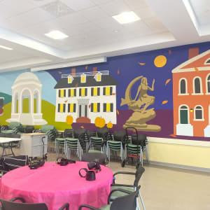 Community Life Center Mural by Anna Dugan 
