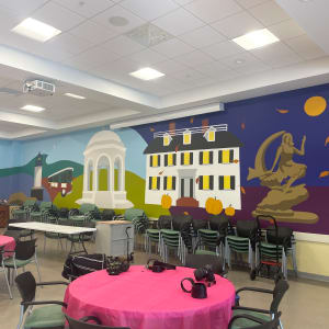 Community Life Center Mural by Anna Dugan 