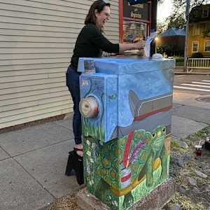 The Tortoise and The Hare by Carol Hendrix, Mary Hendrix  Image: Painting the top