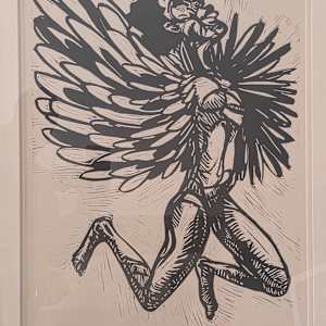 Where Angels Go II (framed) by Jamaal Barber 