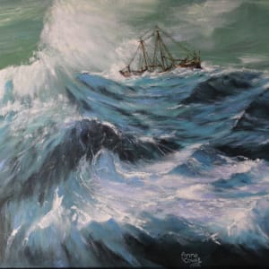 Stormy Sea by Anne Cowell