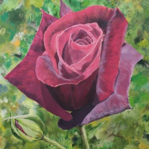 Deep Red Rose by Anne Cowell