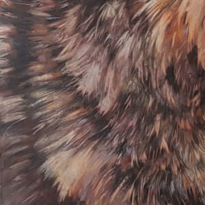 Wild Spirit by Anne Cowell  Image: Such a gorgeous thick pelt on this wolf. I was so happy with the depth and variety of colours and the light that shone through in my painting.