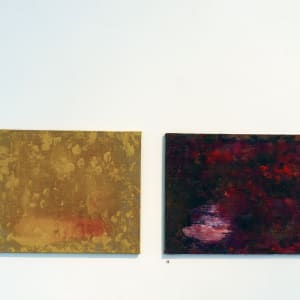 "Unprimed X" by Heidi Nguyen  Image: right side painting