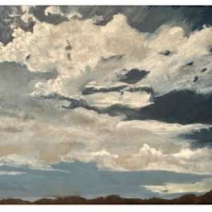 Night Sky, Full Moon by Hannah Rosenberg