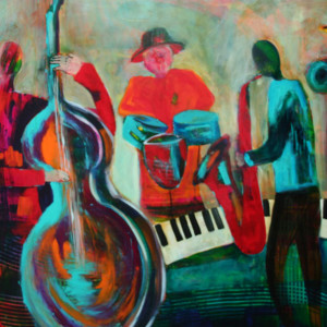 Jazz Quartet by Patt Scrivener AFCA