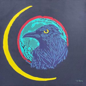 Crescent Raven by Ed Chaney, Image 1.