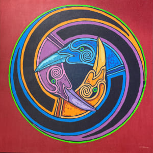 Spiral Ravens by Ed Chaney, Image 1.