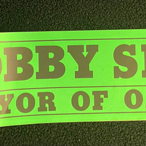 Bobby Seal for Mayor of Oakland poster and bumper sticker 