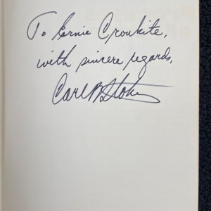 Carl B. Stokes "Promises of Power" signed by Carl B. Stokes 