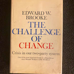 Edward W. Brooke "The Challenge of Change" inscribed to a close associate
