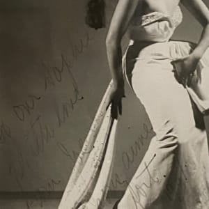 Josephine Baker inscribed B&W photo 