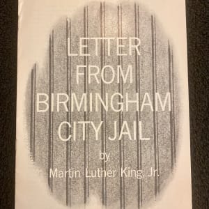 Letter from Birmingham City Jail-original copy