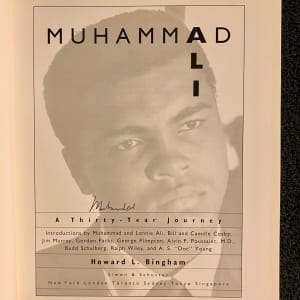 Muhammad Ali "A 30 year Journey" signed by Howard Bingham 
