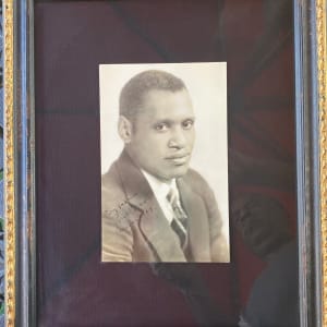 Paul Robeson inscribed B&W photo 1929 