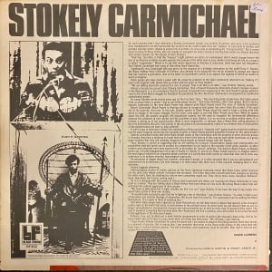 Stokely Carmichael Album "Free Huey" 