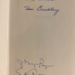 Tom Bradley "The Impossible Dream" signed 