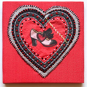 Fluevog Tutti Embroidery by Anne M Bray