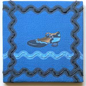 Fluevog Trivialis Embroidery by Anne M Bray