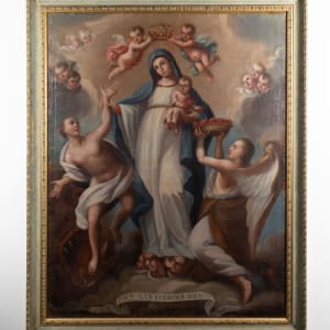 La Madre Santisima del Lume by Miguel Cabrera