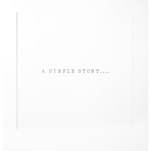 A Simple Story. . . (Title Page from the Juarez Series) by Terry Allen