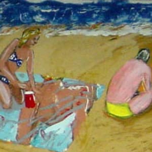 Untitled (Couple on a Beach) by Davis