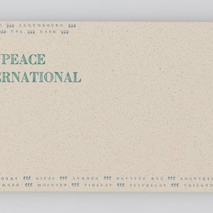 Greenpeace International Envelope by Bruce Licher