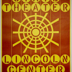 New York State Theater Lincoln Center by Robert Indiana