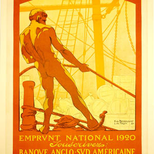 Emprunt National 1920 Souscrivez: BANQUE ANGLO-SUD AMERICAINE by H. de Renaucourt L. de Tugny