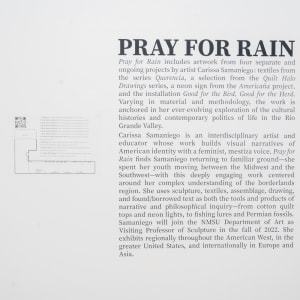 1 - Pray for Rain Title Wall by Carissa Samaniego