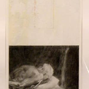 Two Panels with Tomb Figures by Theresa Bauer