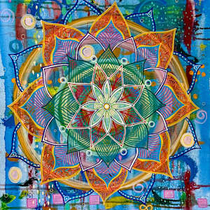 Intuitive Mandala #3 by Mari Matamoros, Image 1.