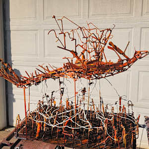Firebird by Larry Alexis the junkart dog