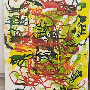 Abstract by Larry Alexis the junkart dog