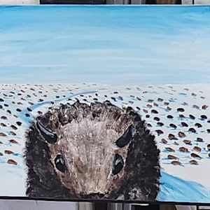 Buffalo Stampede by Larry Alexis the junkart dog
