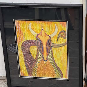 Firey Dragon by Larry Alexis the junkart dog