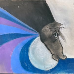 Untitled (the whinny) - $80 Take Home $40 by Kathy Skerritt