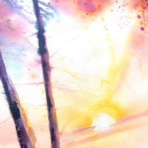 Sunset at Karst Loop by Sarah Graves 
