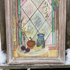 Still life with pomegranates by Alice Eckles