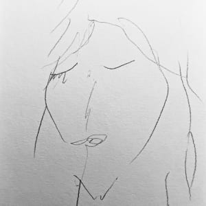 Self portrait #1 by Alice Eckles