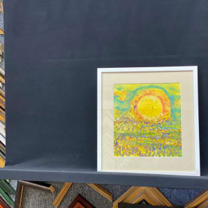 Yellow Sun  Image: Framed at Furchgott  Sourdiffe Gallery