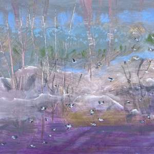 Snow Buntings by Alice Eckles, Image 1.
