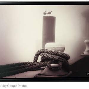 Mooring in the Mist by Jerry Granaman