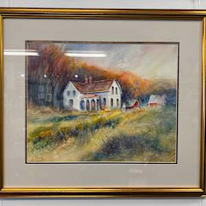 White Farm House by Paula Howard