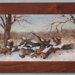 Plein air Painting framed by Carlene Dingman Atwater