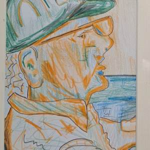 PJ Hogan Portrait as the Driver by Brian Riggs, Image 1.